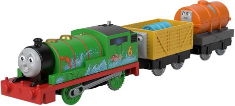 Thomas & Friends Percy and Troublesome Truck Motorized Toy Train ...