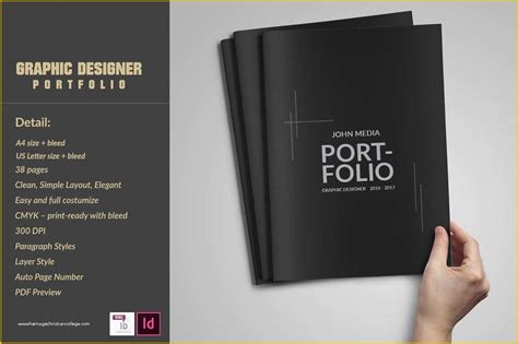 Graphic Design Portfolio Template Free Of Graphic Design Portfolio Template ...