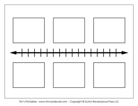 Printable Blank Timeline - Tim's Printables