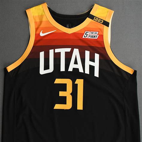 Georges Niang - Utah Jazz - Game-Worn City Edition Jersey - 2020-21 NBA ...