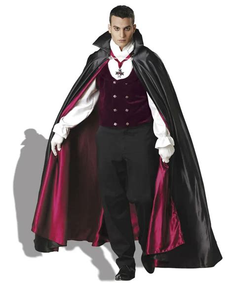 High Quality Adult Mens Vampire Costume Halloween Party Dracula Vampire ...