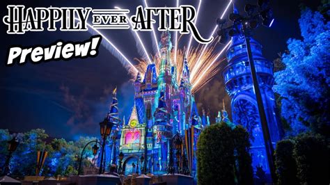 Happily Ever After Preview! Best Fireworks show at Disney? - YouTube