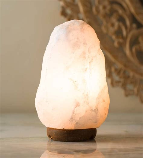 White Himalayan Salt Lamp | VivaTerra