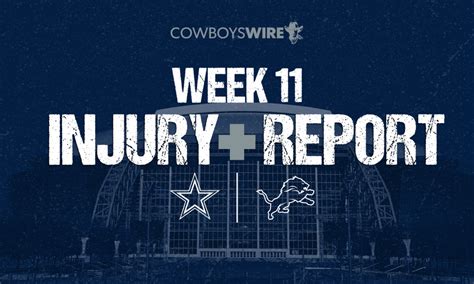 Injury Report: Cowboys entire offensive line hurting ahead of Week 11