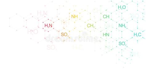 Chemical Abstract White Background Stock Illustration - Illustration of element, chemistry: 41765142