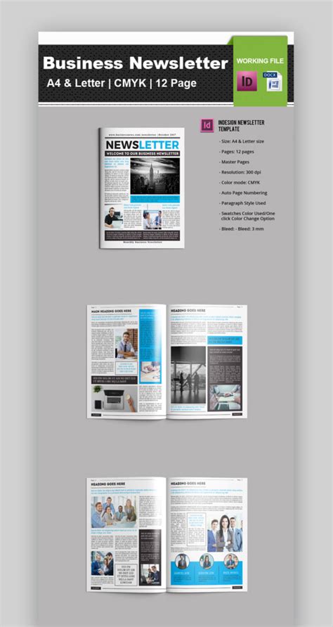 20 Best Free (Editable) Microsoft Word Newsletter (Print) Templates for 2020