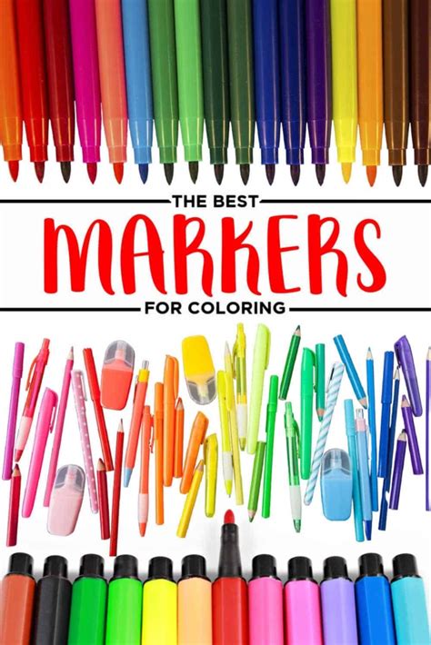 Best Markers For Coloring - Made with HAPPY