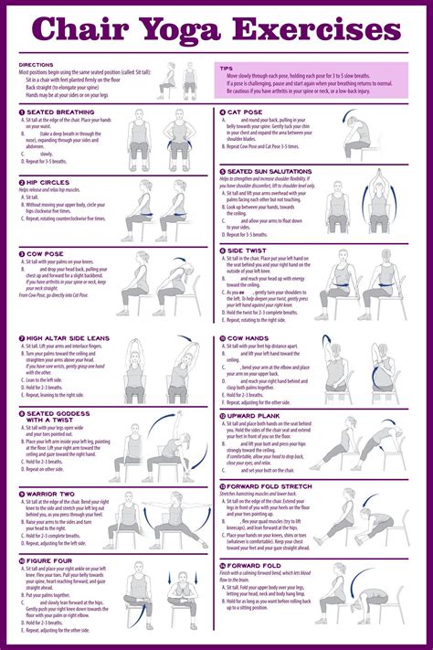 Chair Exercises For Seniors - 20 Free PDF Printables | Printablee ...