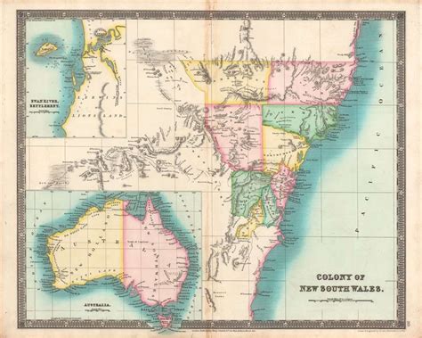 Colony of New South Wales, Swan River Settlement, Australia ...