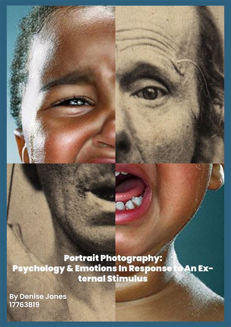 Portrait Photography: Psychology & Emotions In Response to An External ...