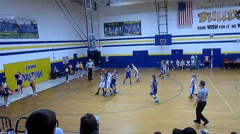Chapel Hill Middle School Lady BullDogs Basketball 5 - YouTube