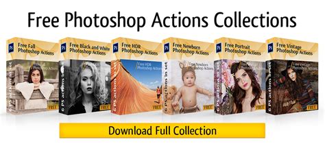 Free Photoshop Actions for Portraits free download