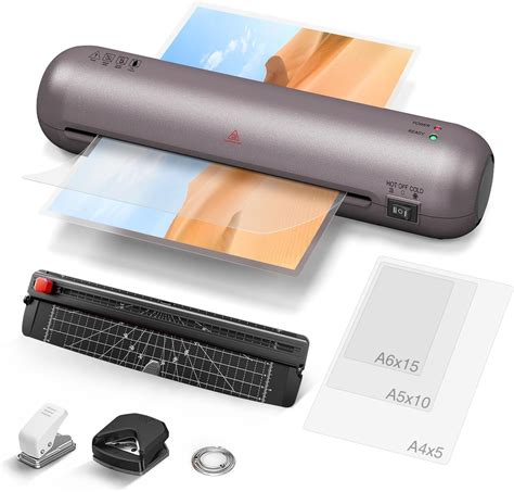 Amazon.com : Laminator, A4 Laminator Machine, 13 Inch with 6 in-1 ...