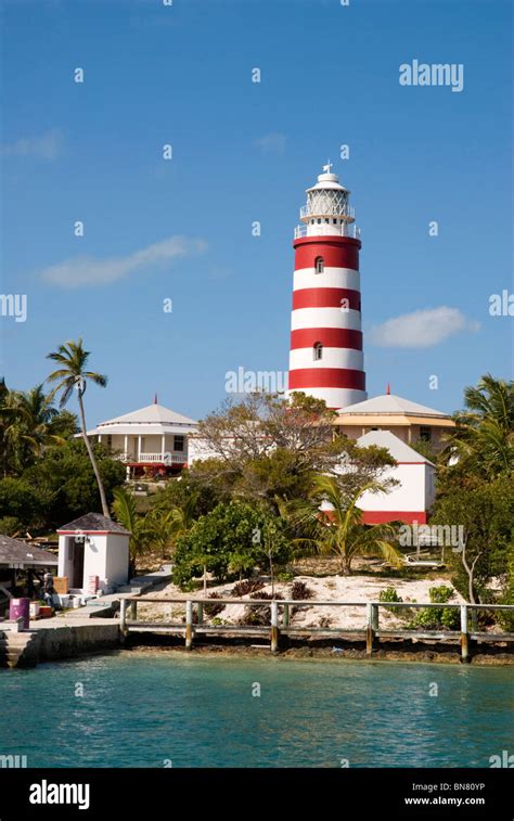 Hope Town Lighthouse, Hope Town, Abaco, Bahamas Stock Photo - Alamy