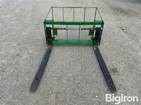 John Deere Loader Pallet Fork Attachment BigIron Auctions