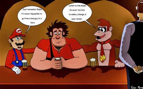 Wreck it Ralph Meets Mario by clinteast on DeviantArt