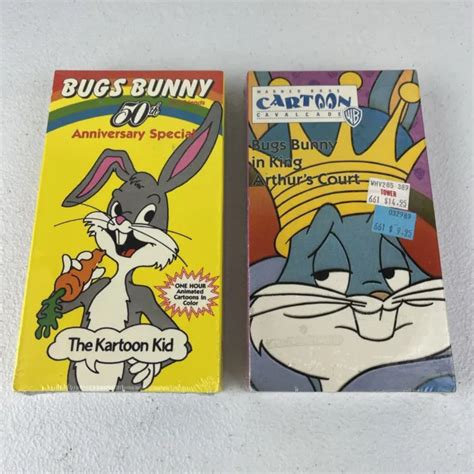 BUGS BUNNY IN King Arthur's Court & 50th anniversary Special VHS Lot ...