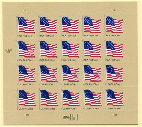 US Scott 4130 Flag Mint Sheet of 20/41 cent Stamps | United States ...