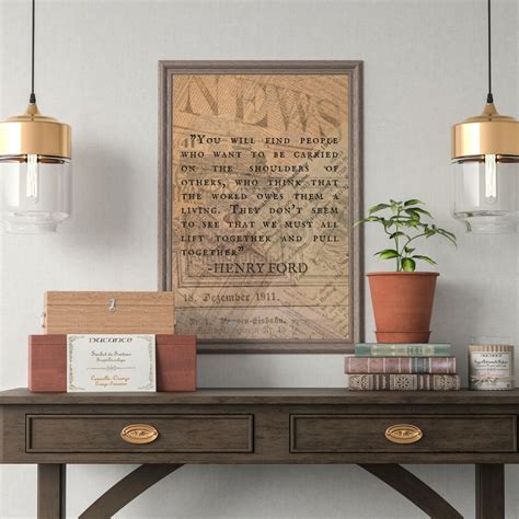 Henry Ford Quote Poster Printable Wall Poster - Etsy