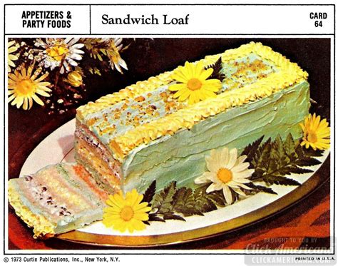 20 frosted party sandwich loaf recipes to make... or avoid | Baked alaska, Sandwich loaf, 70s food