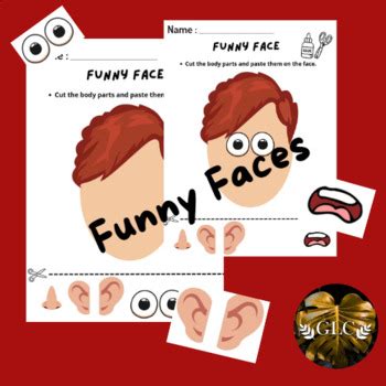 Funny Face Activity Cut Out / Silly Face /Cut and Paste #cozyvibes