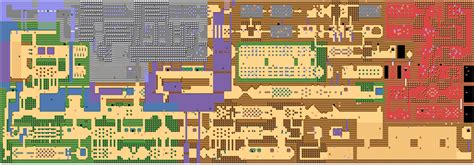 Legend Of Zelda Second Quest Map - Maps For You