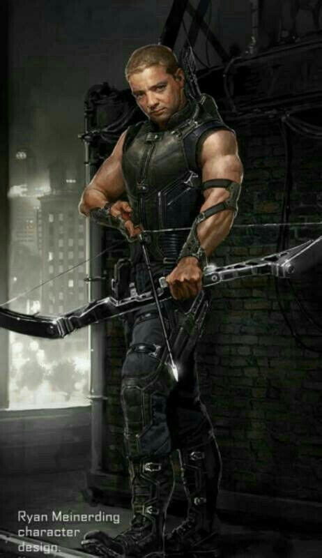 Hawkeye early concept art | Concept art, Start trek, Marvel