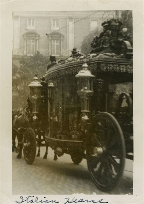 Elaborate, horse drawn hearse in Italy | The Digital Collections of the ...