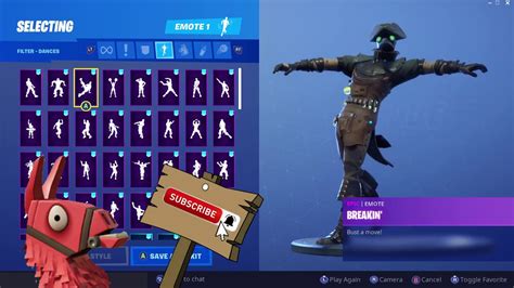 PLAGUE SKIN SHOWCASE WITH ALL FORTNITE DANCES & EMOTES - YouTube