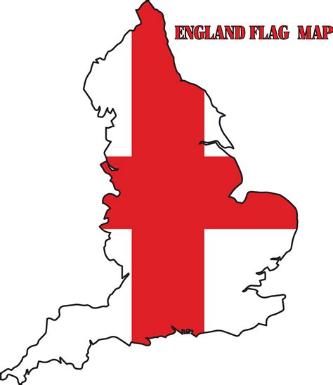 England flag map vector 28241530 Vector Art at Vecteezy