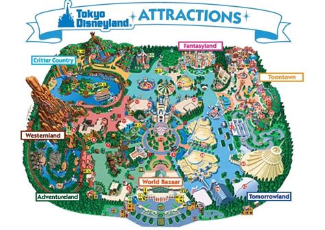 Tokyo Disneyland Map by noah65478 on DeviantArt