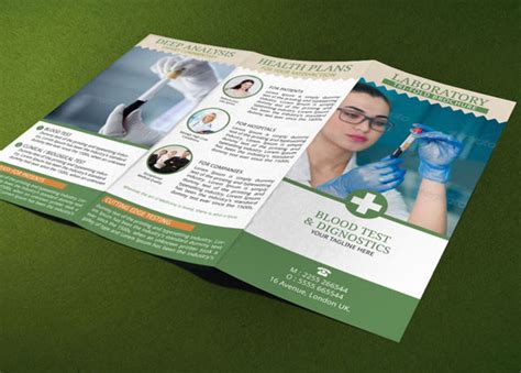 Medical Brochure Template - Blood Test Lab :: Behance