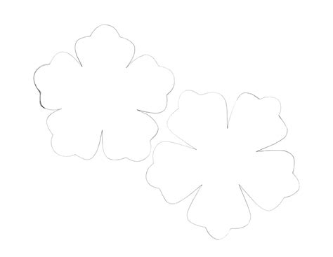 Small Flower Templates Free Paper Flower Templates, Underarmor Logo, Small Flowers, Paper ...