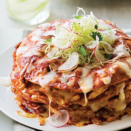 Stacked Chicken Enchiladas Recipe – Sunset Magazine