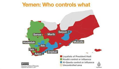 Houthi Territory Map