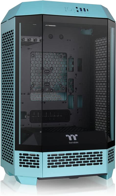 Tower 300 Turquoise Micro-ATX Case; 2x140mm CT Fan Included; Support Up ...