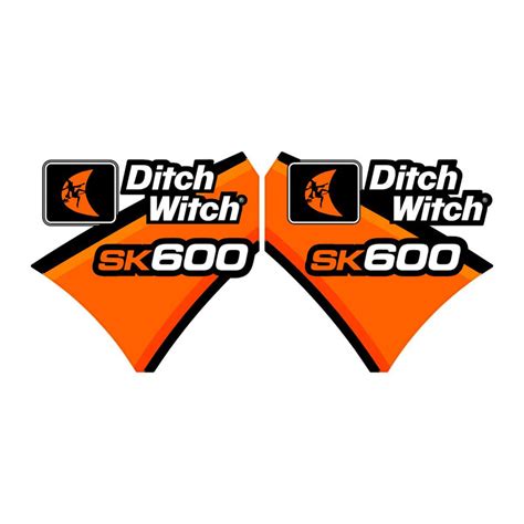 Ditch Witch SK600 Decals – AceDecals