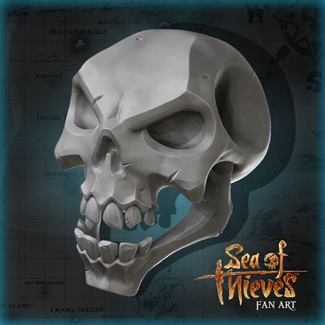 Sea Of Thieves Skull, Jonathan Cuevas | Sea of thieves, Skull game, Game concept art