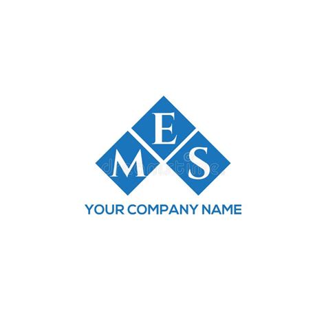 MES Letter Logo Design on BLACK Background. MES Creative Initials ...