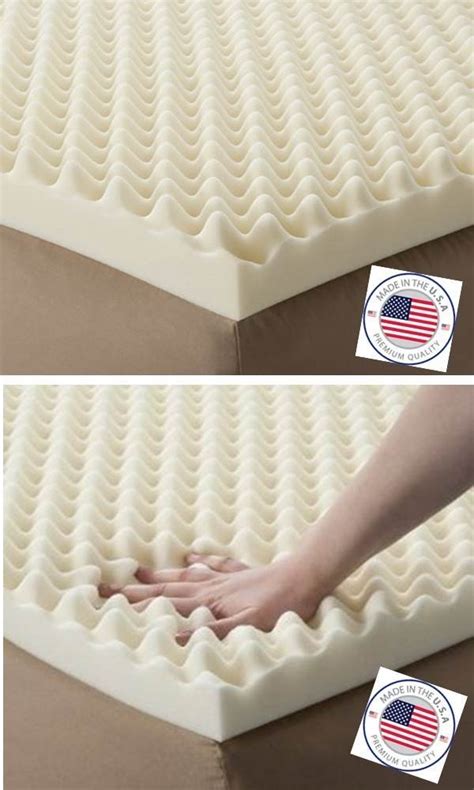 Vaunn Medical Egg Crate Convoluted Foam Mattress Pad - 3" Thick EggCrate | eBay