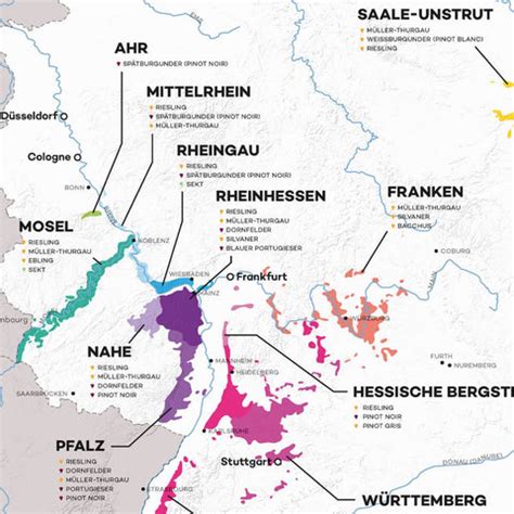 Germany Wine Map (Digital Download PDF) | Wine Folly