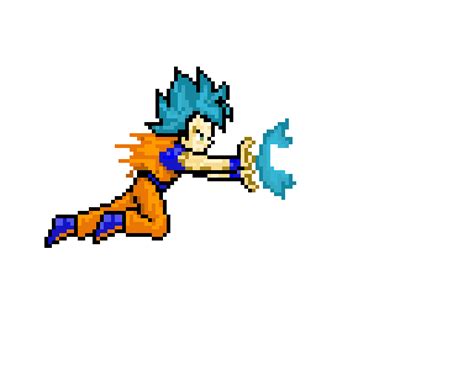 Goku Blue Kamehameha GIF