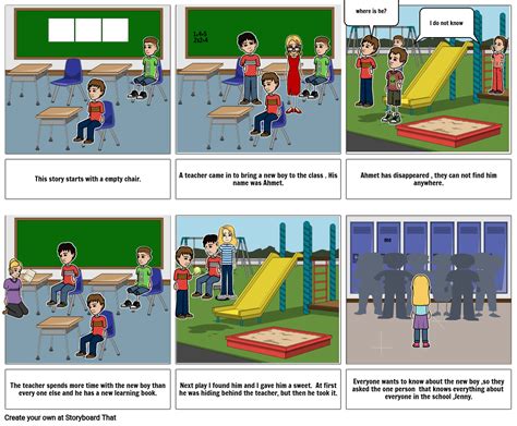 the boy at the back of the class Storyboard by vmilton