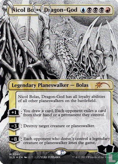 Nicol Bolas, Dragon-God 1246 (2023) - 2023) Secret Lair: WPN Exclusive: More Borderless ...