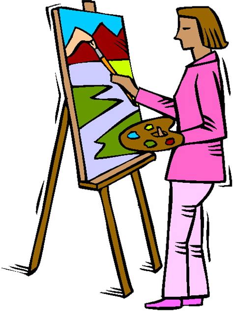 Artist painter clipart free clipart image image - Clip Art Library ...