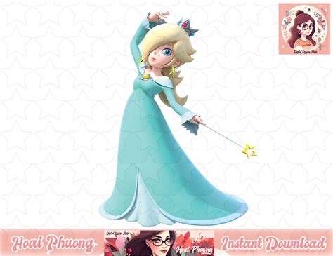 Super Mario Rosalina 3D Poster PNG Sublimation Design, Digit - Inspire ...