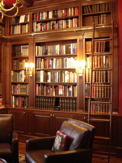 Custom Bookcases & Bookshelves | NY - NJ - PA | Odhner Fine Woodworking | Home library design ...