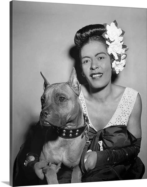 Free download Billie Holiday with her dog Mister Wall Art Canvas Prints [785x1000] for your ...