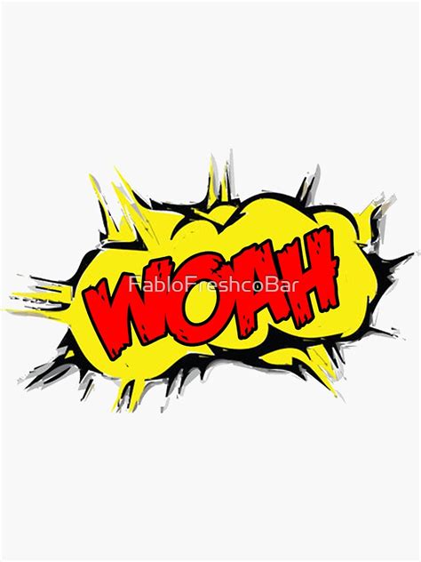 "Woah Lil Baby Comic Effect" Sticker for Sale by FabloFreshcoBar ...