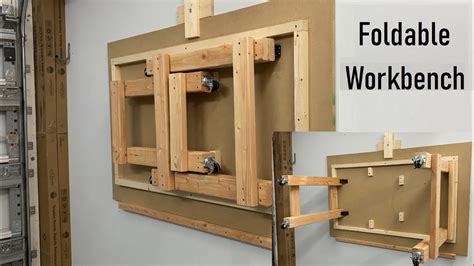 DIY Foldable Wall Workbench - YouTube